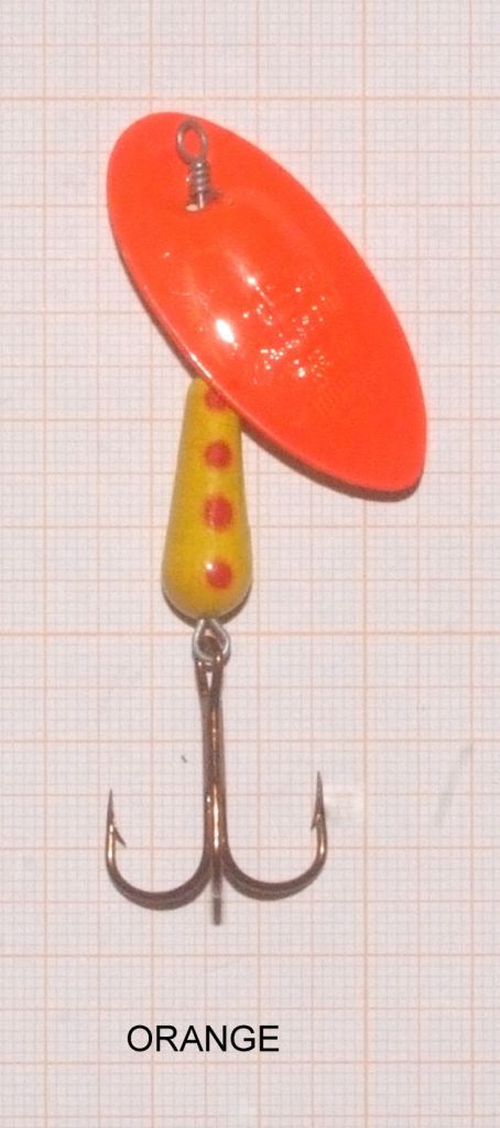 Cucchiaio Rotante Panther Martin Sfumato Con Punti 6 Grammi Colore RBT Per Trota &ndash; Made In Italy