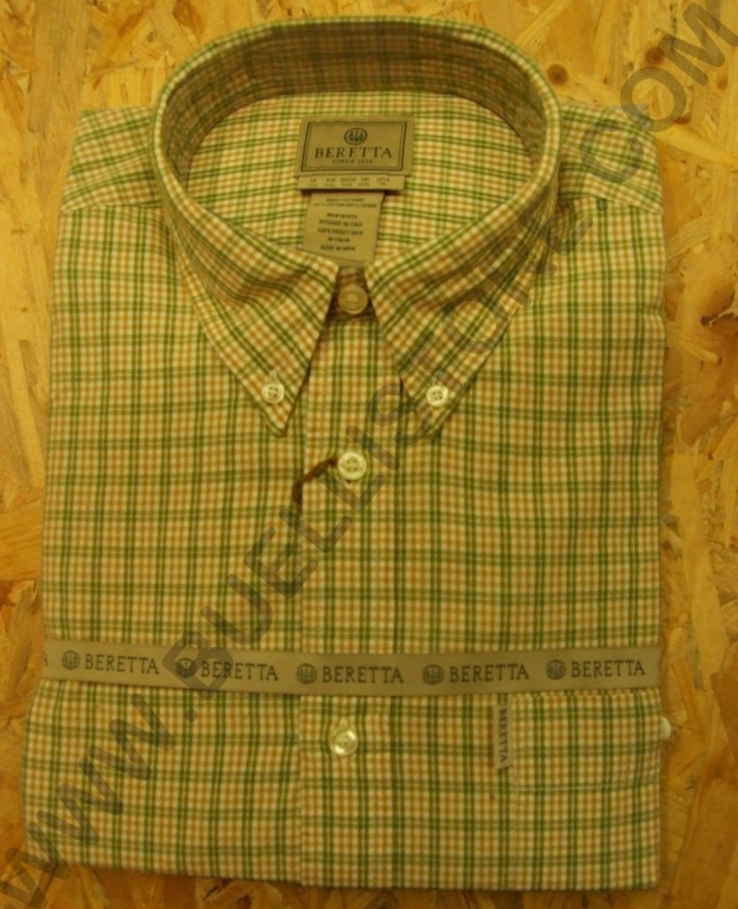 BERETTA CAMICIA TOM SHIRT GREEN CHECK