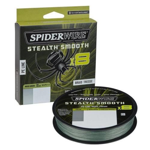 SPIDER WIRE STEALTH SMOOTH X8 MOSS GREEN