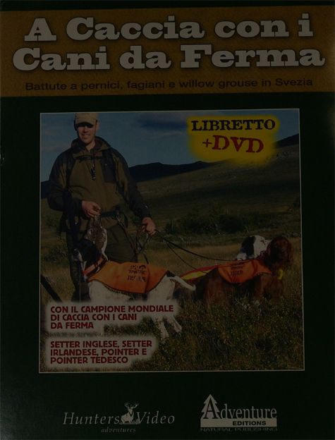 DVD + LIBRETTO A CACCIA CON I CANI DA FERMA