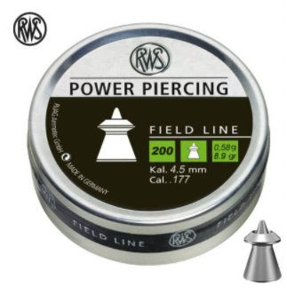 RWS - POWER PIERCING - CAL. 4.5 - PESO 0.58 GRAMMI - 200 PZ 