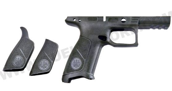 BERETTA APX RICAMBIO KIT FUSTO IN POLIMERO COLORE BLACK CON DORSALINI