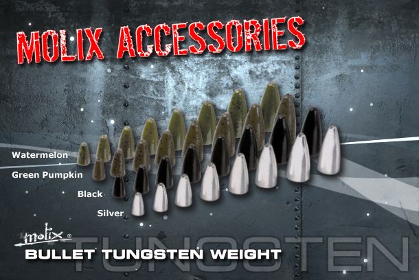 MOLIX bullet tungsten 3/8 oz.