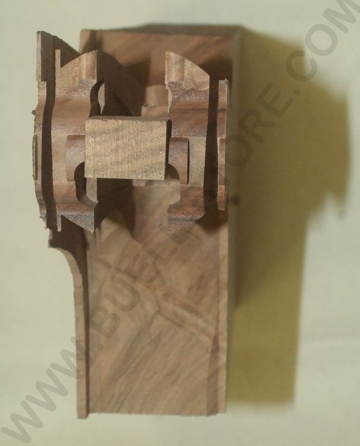 CALCIO INZOCCATO MANCINO SEMI LAVORATO IN LEGNO PER BERETTA DT10 DT11 E ASE GOLD - GRADO 2.5