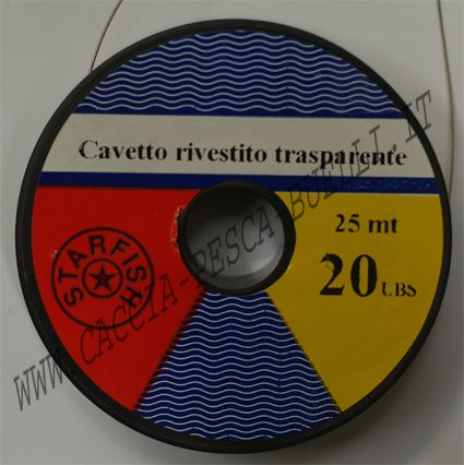 STARFISH CAVETTO ACCIAIO TERMOSALDANTE 130LB TRASPARENTE