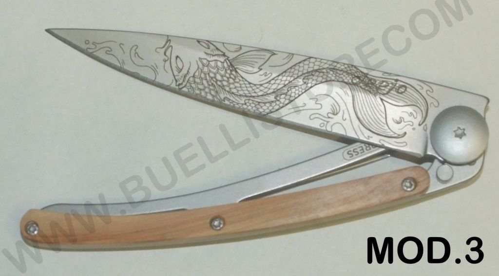 DEEJO TATTOO 37 G COLTELLI CHIUDIBILI ULTRA SOTTILI CON LAMA DISEGNATA