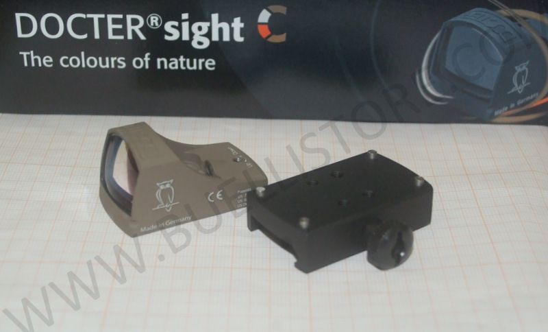 DOCTER SIGHT C 3.5 CON ATTACCO PER BASI WEAVER COLORE FDE - BROWN