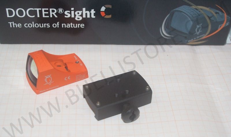 DOCTER SIGHT II C CON ATTACCO PER BASI WEAVER ORANGE