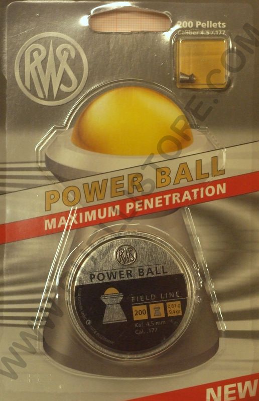 RWS PALLINI POWER BALL 4.5 PESO 0.61 G PEZZI 200