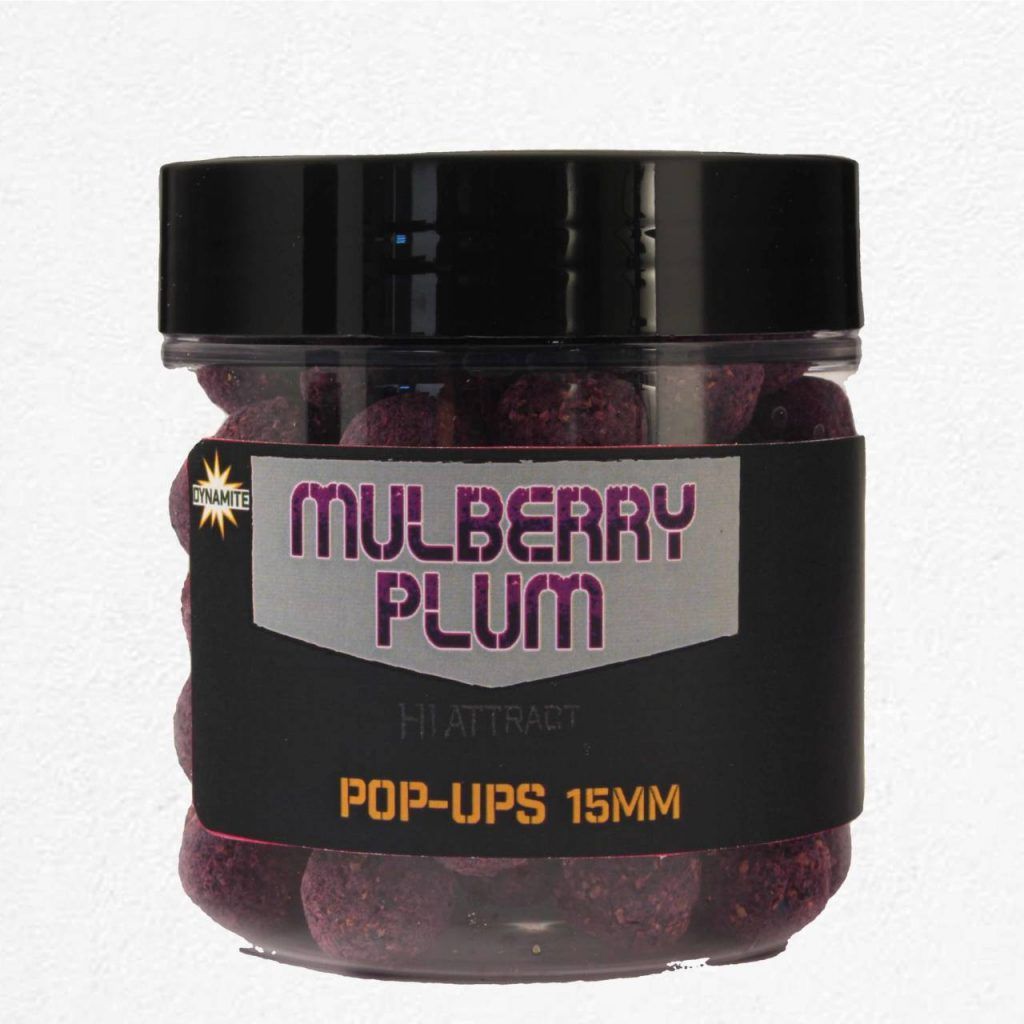 DYNAMITE BAITS - BOILIES POP UP MULBERRY PLUM HI-ATTRACT 15 mm 