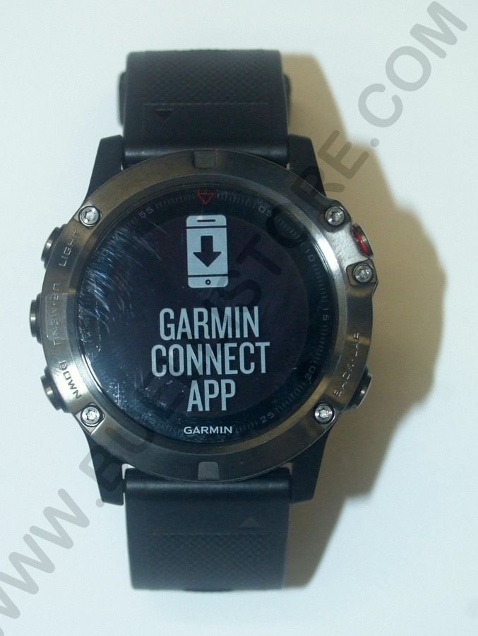 garmin fenix 5x sapphire black smartwatch