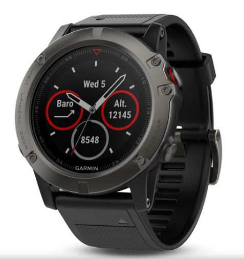 GARMIN FENIX 5X SAPPHIRE BLACK SMARTWATCH