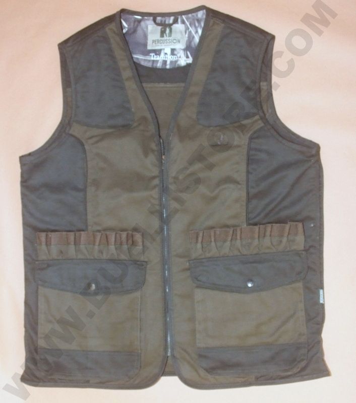 GILET CACCIA VERDE PERCUSSION  