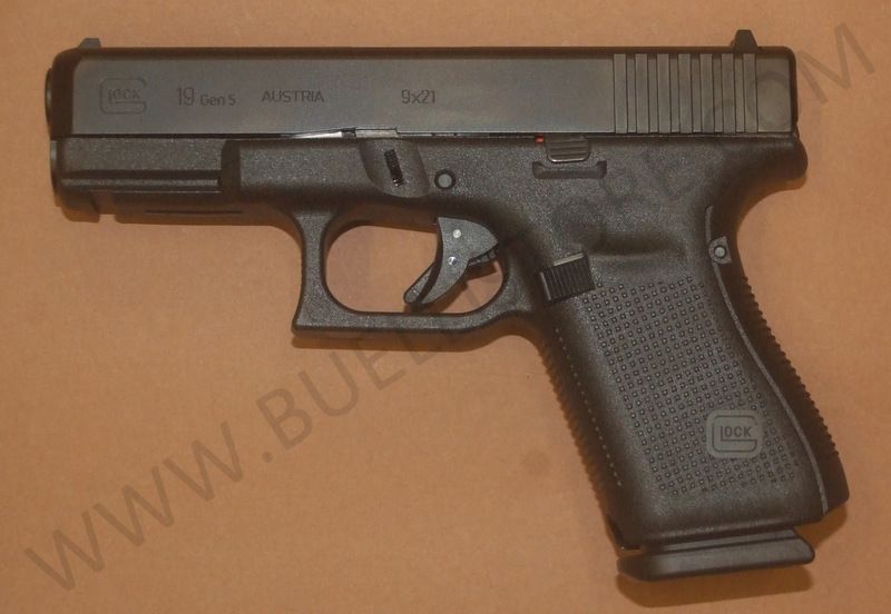 GLOCK 19 GENERAZIONE 5 CAL. 9X21