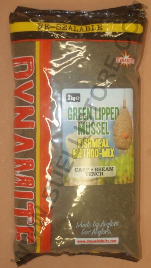 DYNAMITE BAITS GREEN LIPPED MUSSEL FISHMEAL METHOD MIX 2KG