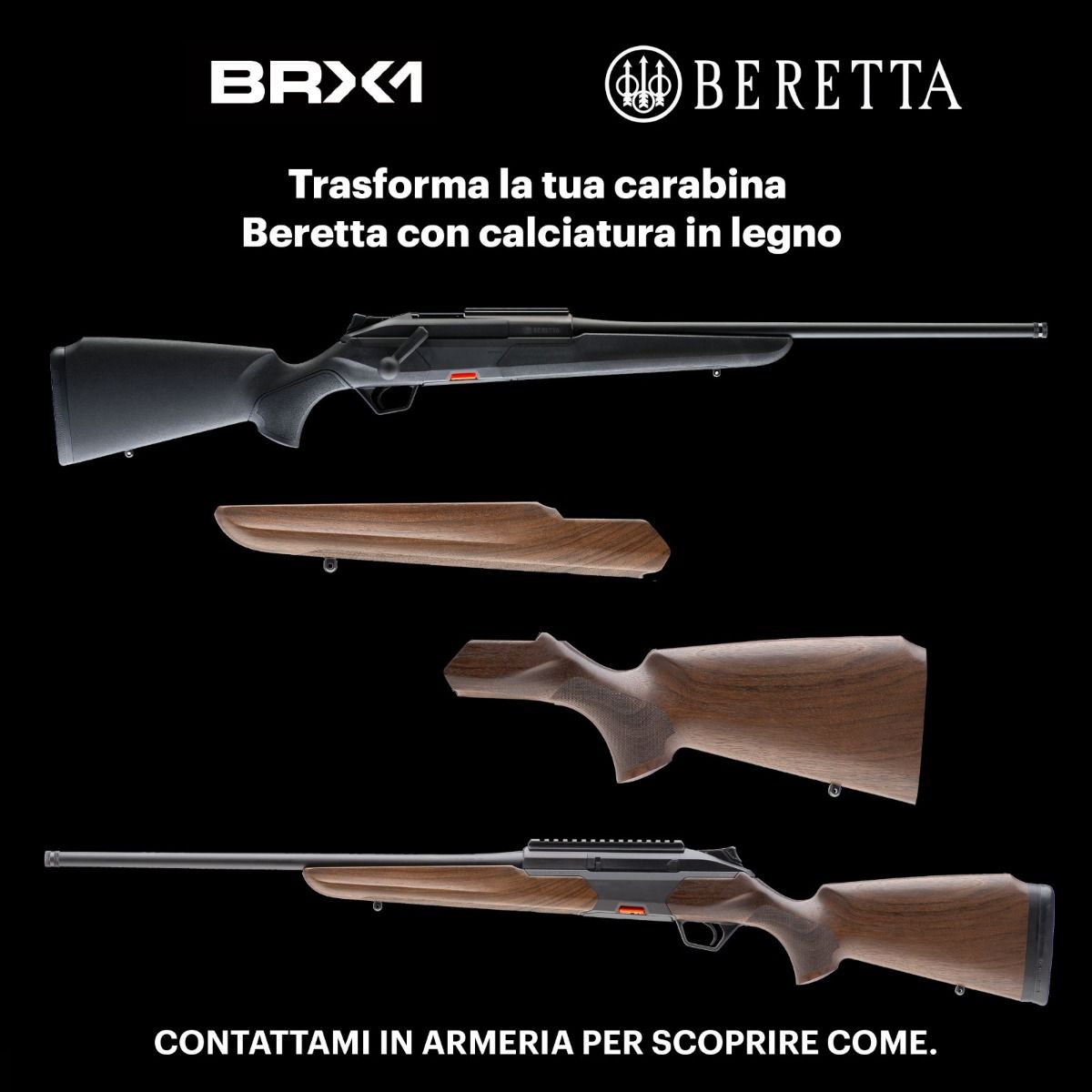  BERETTA CALCIO ASTA BRX1 IN LEGNO CLASSE 2