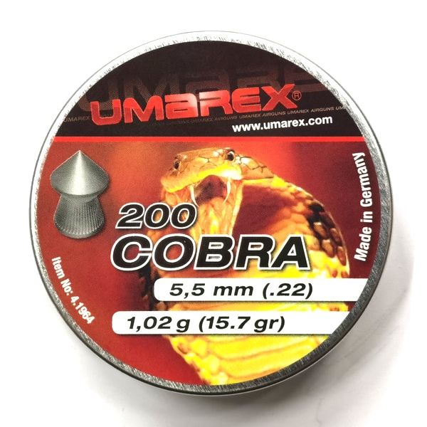 UMAREX COBRA 1.02g cal. 5,5 (.22) - 200 pz.