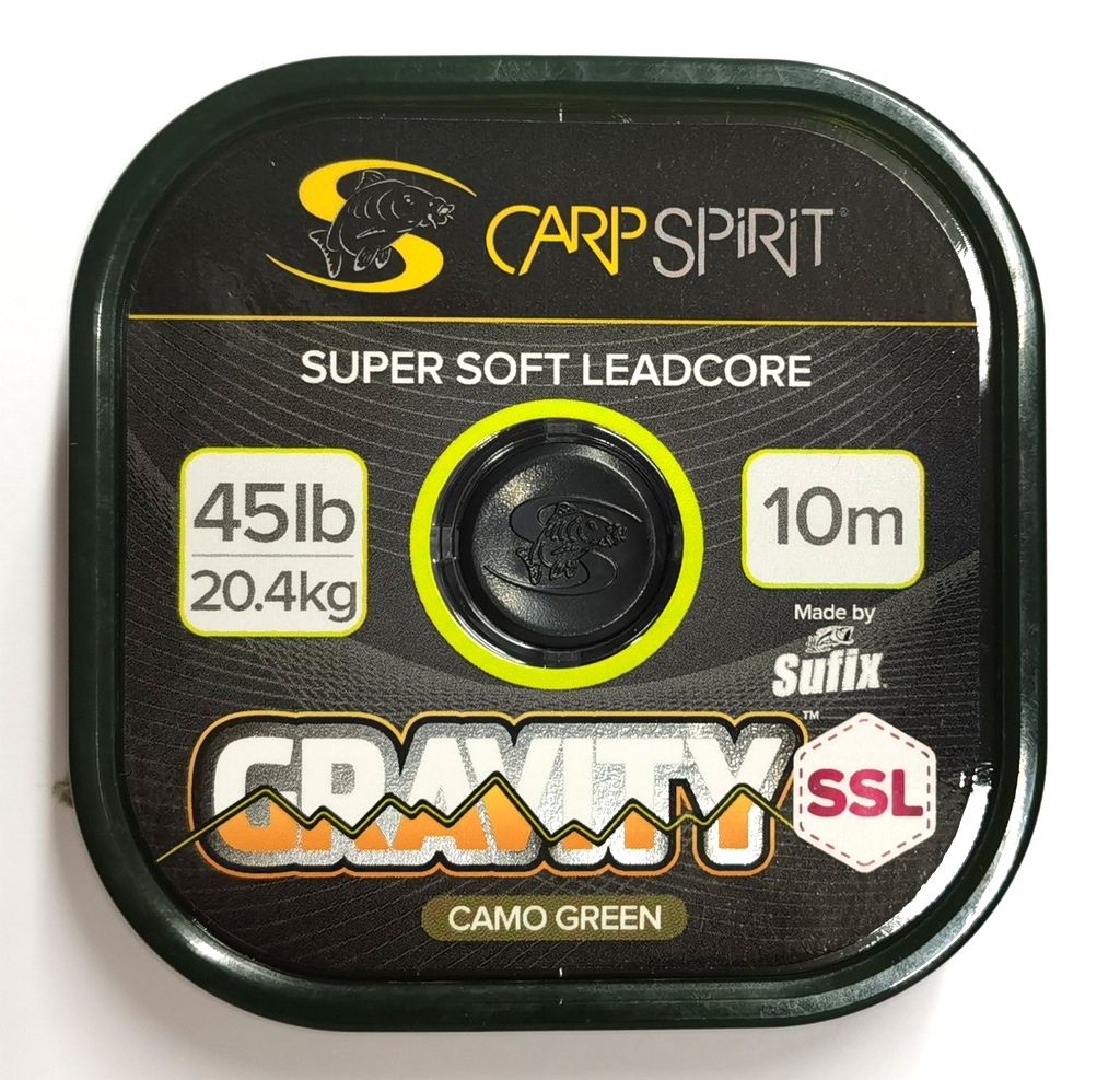 CARP SPIRIT - GRAVITY SSL SUPER SOFT LEADCORE - LEADCORE SUPER MORBIDO - AFFONDAMENTO MEDIO - 45 LB - 10 MT