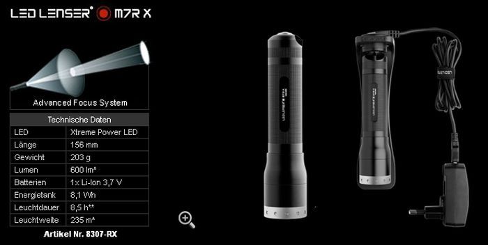 LED LENSER M7RX