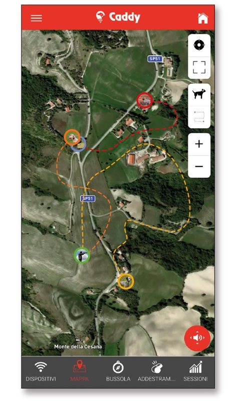 BENELLI CADDY SMART PACK - SISTEMA GPS SATELLITARE PER CANI CON SMARTPHONE INCLUSO