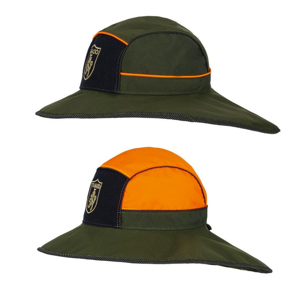 trabaldo michigan cappello a falda larga impermeabile da caccia alta  visibilità