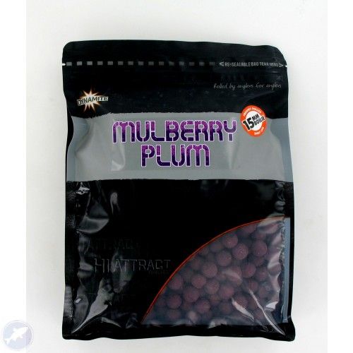 DYNAMITE BAITS MULBERRY PLUM HI-ATTRACT BOILIES 