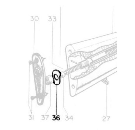 BERETTA PIASTRINO PIEGA METALLICO PER CALIBRO 12 E 20 PER MODELLI 300 - 301 - 302 - 303