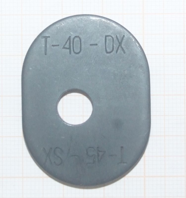 BERETTA PIASTRINE PIEGA POSTERIORE PER CALIBRO 12 E 20 