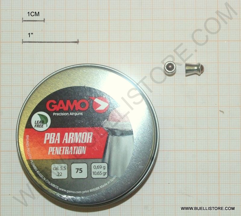 GAMO PIOMBINI PBA ARMOR PENETRATION CAL.5.5 PZ 75