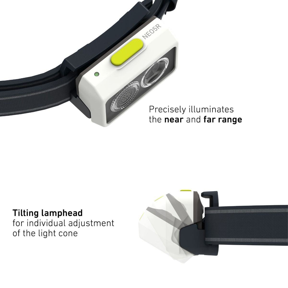 LED LENSER NEO5R - TORCIA FRONTALE RICARICABILE - 600 LUMENS