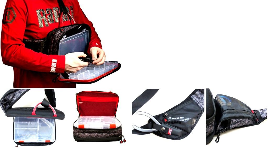 RAPALA - URBAN CLASSIC SLING BAG - MONO SPALLA CON 2 SCATOLE PORTA ARTIFICIALI