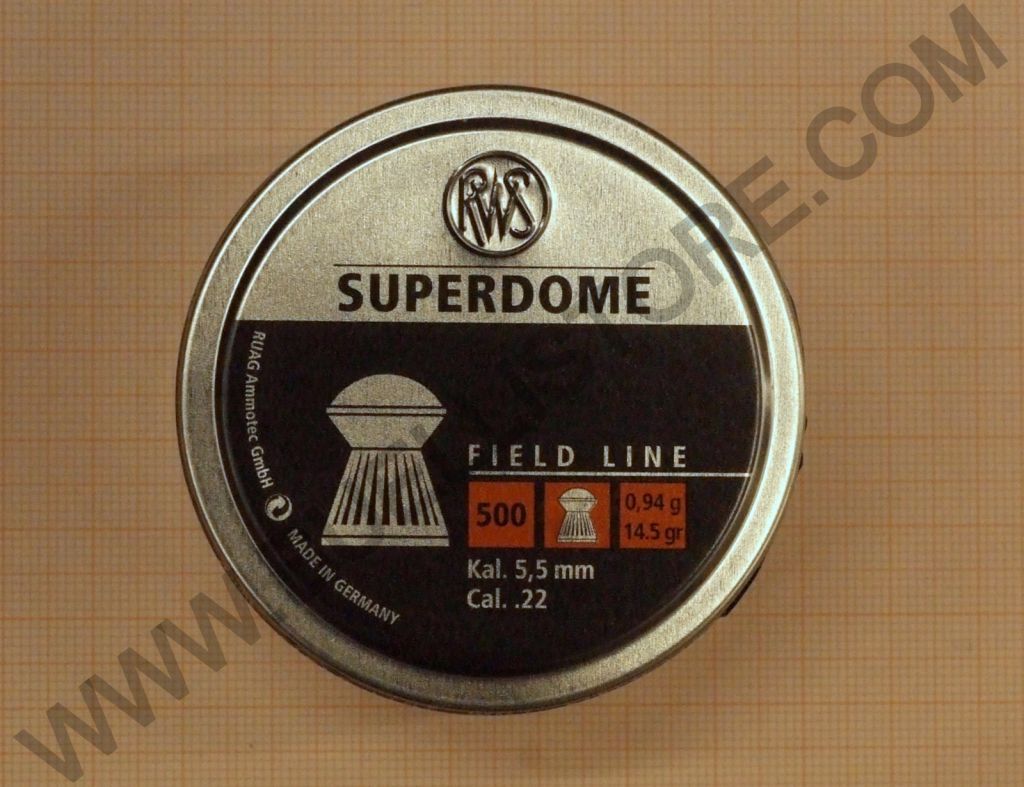 PALLINI RWS SUPERDOME CAL. 5.5 - PESO 0.94 GRAMMI - 500 PZ