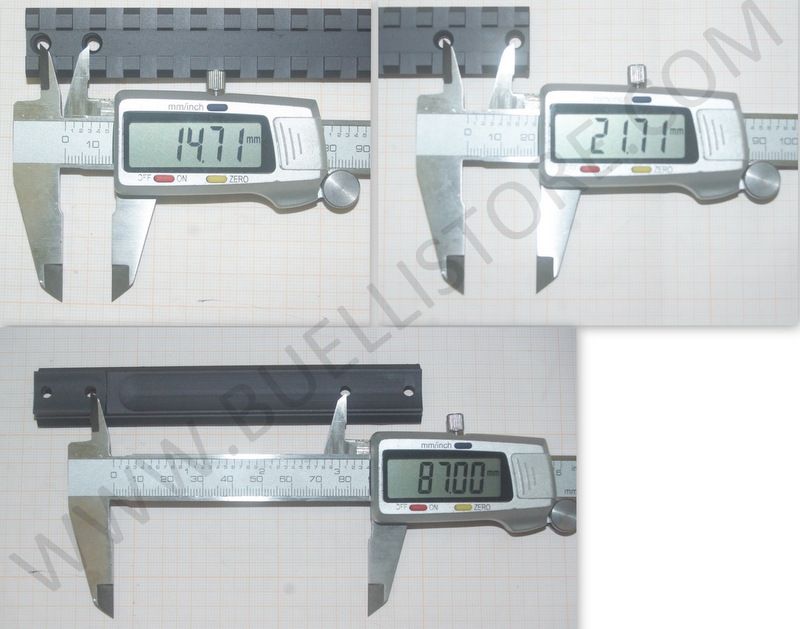 BASE WEAVER IN ALLUMINIO PER SABATTI ROVER SHORT ACTION