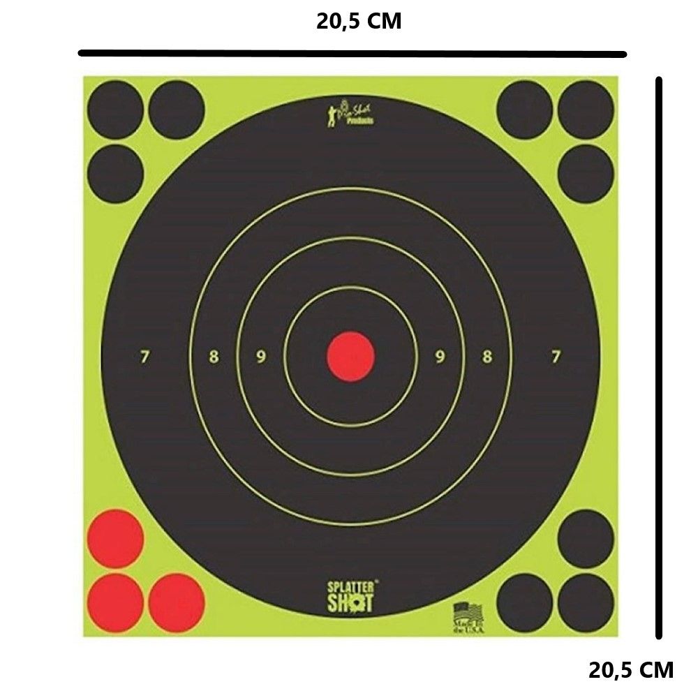  Gamo Green Sticker Paper Target (25 unità)-ADESIVI