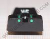 glock rear sight fiber optic glock