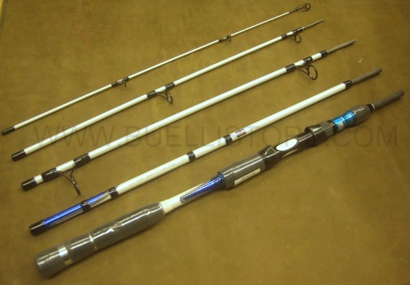 Rigged And Ready Canna Da Pesca Da Viaggio 2 In 1 - 1,9m E 2,15m - 6 Sezioni Con Mulinello E Custodia - Compatta Per Bagaglio Aereo - 3