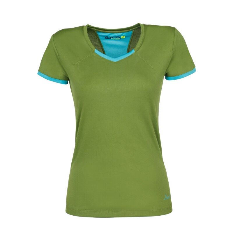 Maglietta estiva vintage da donna, blu e bianca, in cotone, taglia M - Italia