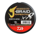 FILO TRECCIATO DAIWA J-BRAID EXPEDITION X8 - DARK GREEN - 150 MT