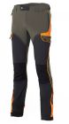 BLATEX PANTALONE FODERATO IN PILE VERDE E ARANCIO - 933.4