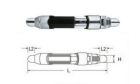 FUJI - NS - POLISHED FINISH - PLACCA PORTA MULINELLO CON PLASTICA COPRI RILEGATURA