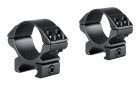 HAWKE MATCH RING MOUNT - ANELLI PER OTTICHE CON TUBO DA 30 MM PER SLITTE WEAVER - PROFILO BASSO