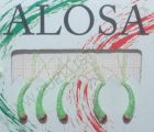 ALOSA MONTATURA 5 AMI VERDI CON TESTINA ROSSA - MA5