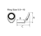 FUJI ANELLI MONOPONTE SERIE KT - BCKTAG MIS. 8