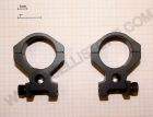 BLAUOPTIK ANELLI - ATTACCHI PER OTTICA CON TUBO DA 34 mm - PER SLITTE WEAVER 