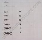 GIRELLE ROLLING SWIVELS TIPO BARILOTTO 1003