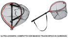 RAPALA - GUADINO KARBON JETTY NET - manico telescopico fino 3 mt