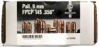 FIOCCHI PALLE RAMATE PER RICARICA cal. 9 FPCP DA 145 Gr 356''
