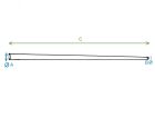 RICAMBIO 2° e 3° SEZIONE CANNA TROUT X TUBERTINI 