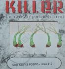 MONTATURA KILLER PER AGONE 5 AMI CON TESTINA RICOPERTA FOSFORESCENTE GLOW