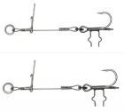 SAVAGE GEAR - CARBON49 - T-TREBLE SPIKE STINGERS - MONTATURA PER ESCHE SILICONICHE - 2PZ